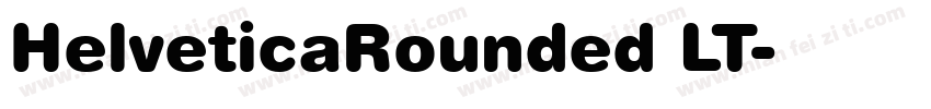 HelveticaRounded LT字体转换